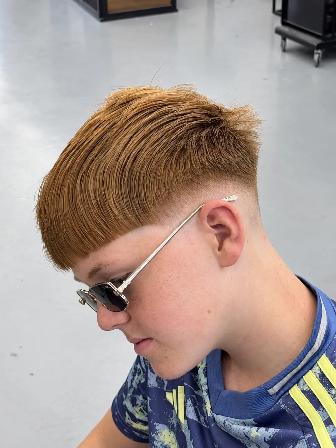 Skin fade — praca barbera Alex